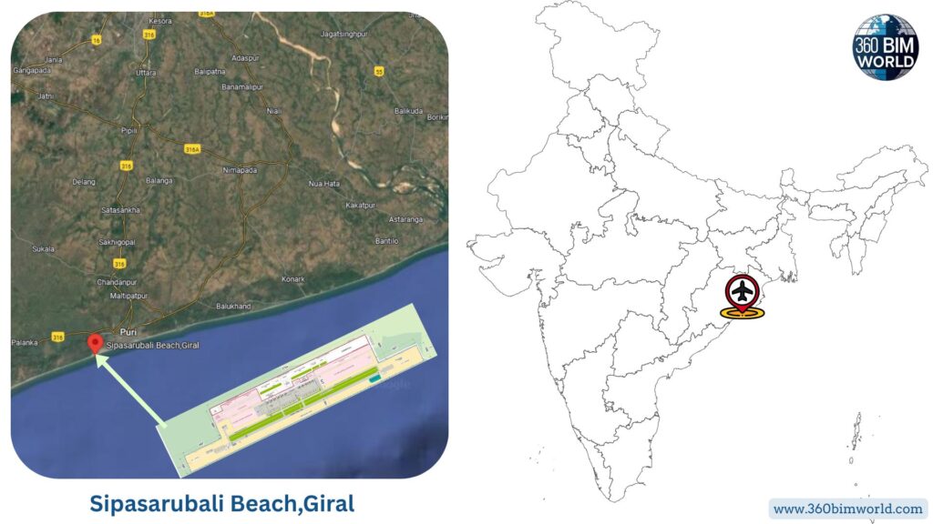 PROPOSED PURI INTERNATIONAL AIRPORT MAP